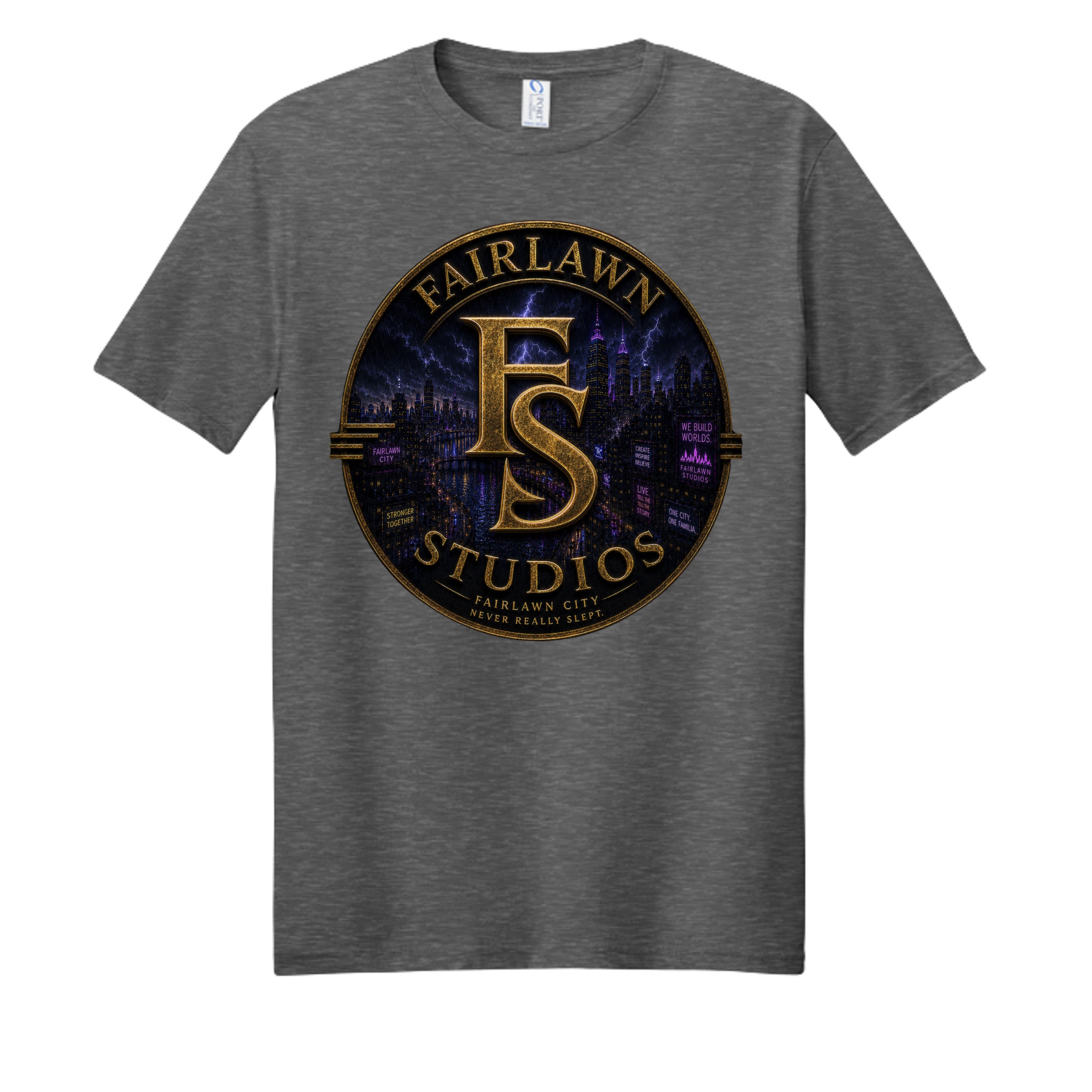 Dark Heather Grey - PC450 - FRONT